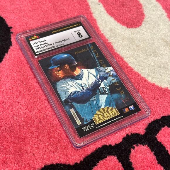 Ken Griffey Jr – 1994 Pinnacle Team Pinnacle – CSG 8 Near Mint – As Pictured - Picture 2 of 6